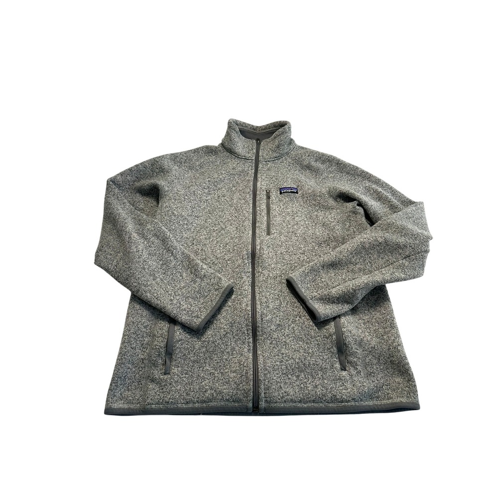 Patagonia Better Sweater Jacket Mens Large Grey Excellent Full Zip Fleece 25527